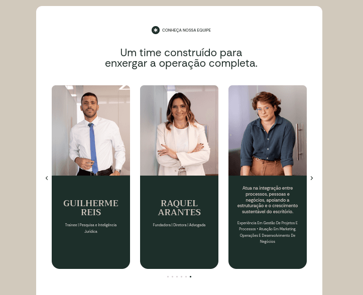 Site | Raquel Arantes Advocacia — captura 3